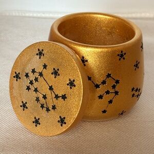 Gold Constellation Handmade Resin Decorative Jar